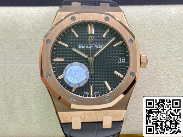 Audemars Piguet Royal Oak 15500OR OO D002CR 01 1 1 Best Edition APS Factory Musta kellotaulu EU Watch Store 8103 Audemars Piguet Royal Oak 15500OR.OO.D002CR.01 1:1 Best Edition APS Factory Musta kellotaulu Musta kellotaulu