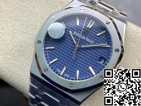 Audemars Piguet Royal Oak 15500ST OO 1220ST 01 1 1 Melhor Edição ZF Factory V2 Versão Mostrador Azul EU Watch Store 1281 Audemars Piguet Royal Oak 15500ST.OO.1220ST.01 1:1 Melhor Edição ZF Factory V2 Versão Mostrador Azul