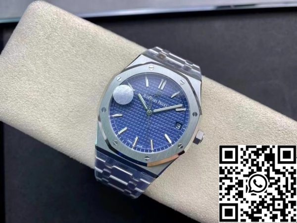 Audemars Piguet Royal Oak 15500ST OO 1220ST 01 1 1 Най-добро издание ZF Factory V2 Version Blue Dial EU Watch Store 3296 Audemars Piguet Royal Oak 15500ST.OO.1220ST.01 1:1 Най-добро издание ZF Factory V2 Version Blue Dial