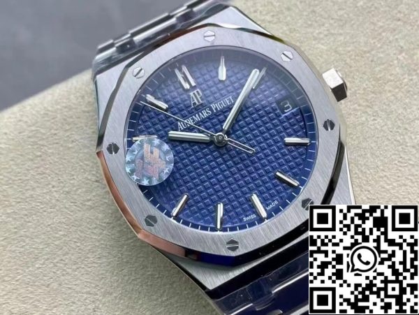 Audemars Piguet Royal Oak 15500ST OO 1220ST 01 1 1 Melhor Edição ZF Factory V2 Versão Mostrador Azul EU Watch Store 5599 Audemars Piguet Royal Oak 15500ST.OO.1220ST.01 1:1 Melhor Edição ZF Factory V2 Versão Mostrador Azul