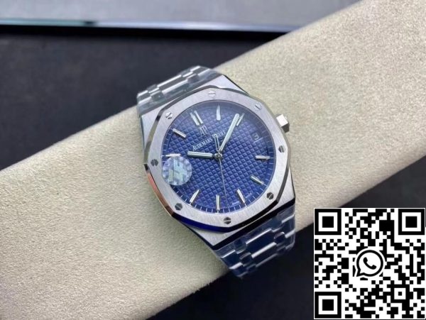 Audemars Piguet Royal Oak 15500ST OO 1220ST 01 1 1 Melhor Edição ZF Factory V2 Versão Mostrador Azul EU Watch Store 6246 Audemars Piguet Royal Oak 15500ST.OO.1220ST.01 1:1 Melhor Edição ZF Factory V2 Versão Mostrador Azul