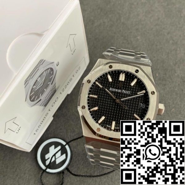 Audemars Piguet Royal Oak 15500ST OO 1220ST 03 1 1 Migliore Edizione ZF Fabbrica Quadrante Nero EU Watch Store 9351 Audemars Piguet Royal Oak 15500ST.OO.1220ST.03 1:1 Migliore Edizione ZF Fabbrica Quadrante Nero