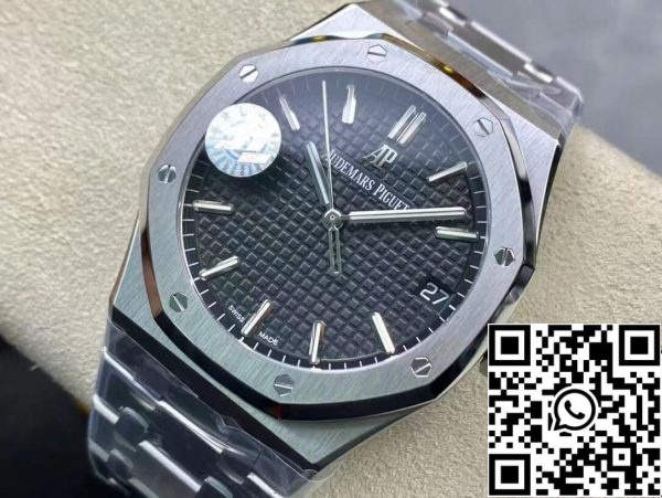 Audemars Piguet Royal Oak 15500ST OO 1220ST 03 1 1 Best Edition ZF Factory V2 Version Quadrante Nero Negozio di orologi UE 5520 Audemars Piguet Royal Oak 15500ST.OO.1220ST.03 1:1 Best Edition ZF Factory V2 Version Quadrante Nero