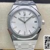 Audemars Piguet Royal Oak 15500ST OO 1220ST 04 1 1 Melhor Edição ZF Factory V2 Versão Mostrador Branco EU Watch Store 3152 Audemars Piguet Royal Oak 15500ST.OO.1220ST.04 1:1 Melhor Edição ZF Factory V2 Versão Mostrador Branco