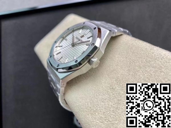 Audemars Piguet Royal Oak 15500ST OO 1220ST 04 1 1 Melhor Edição ZF Factory V2 Versão Mostrador Branco EU Watch Store 6036 Audemars Piguet Royal Oak 15500ST.OO.1220ST.04 1:1 Melhor Edição ZF Factory V2 Versão Mostrador Branco