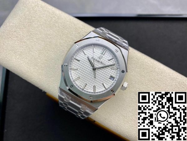 Audemars Piguet Royal Oak 15500ST OO 1220ST 04 1 1 Mejor Edición ZF Factory Esfera Blanca EU Watch Store 2715 Audemars Piguet Royal Oak 15500ST.OO.1220ST.04 1:1 Mejor Edición ZF Factory Esfera Blanca