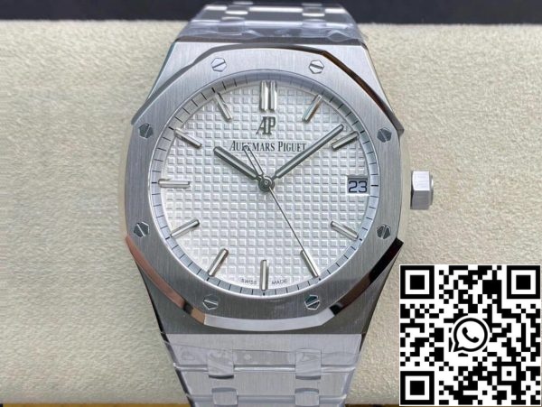 Audemars Piguet Royal Oak 15500ST OO 1220ST 04 1 1 Best Edition ZF Factory Quadrante Bianco EU Watch Store 6094 Audemars Piguet Royal Oak 15500ST.OO.1220ST.04 1:1 Best Edition ZF Factory Quadrante Bianco