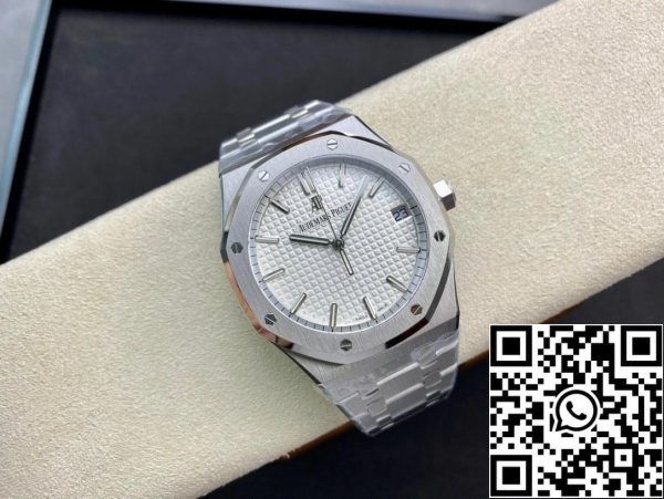 Audemars Piguet Royal Oak 15500ST OO 1220ST 04 1 1 Mejor Edición ZF Factory Esfera Blanca EU Watch Store 9344 Audemars Piguet Royal Oak 15500ST.OO.1220ST.04 1:1 Mejor Edición ZF Factory Esfera Blanca