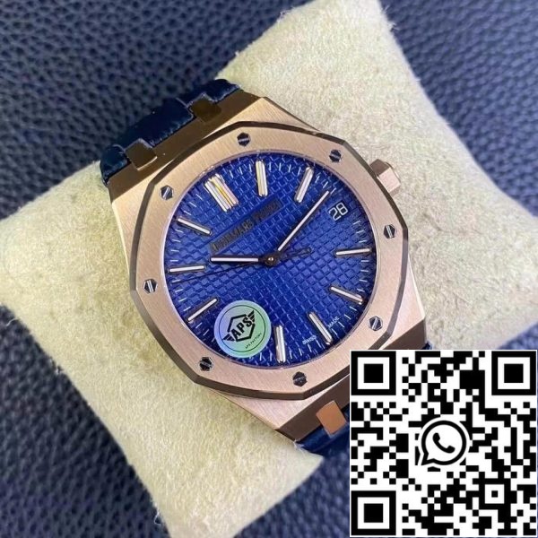 Audemars Piguet Royal Oak 15510OR OO D315CR 02 1 1 Най-добро издание APS Factory Blue Dial EU Watch Store 3332 Audemars Piguet Royal Oak 15510OR.OO.D315CR.02 1:1 Най-добро издание APS Factory Blue Dial