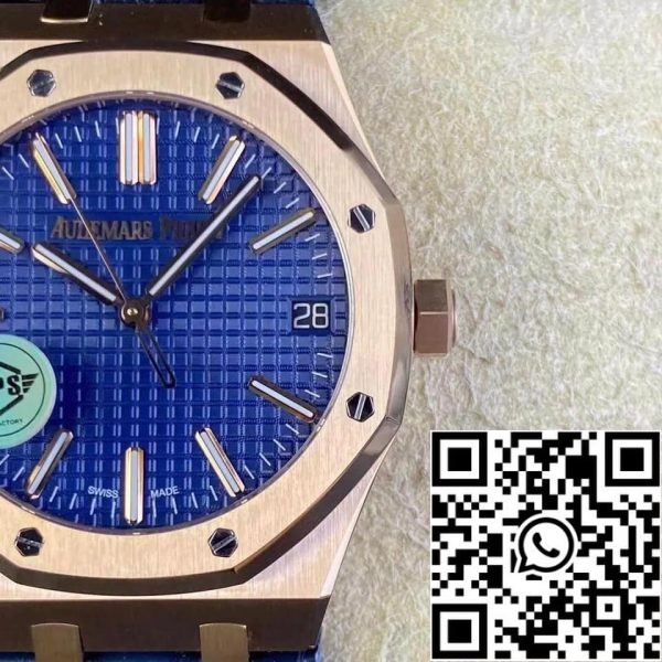 Audemars Piguet Royal Oak 15510OR OO D315CR 02 1 1 Best Edition APS Factory Blue Dial EU Watch Store 4917 Audemars Piguet Royal Oak 15510OR.OO.D315CR.02 1:1 Best Edition APS Factory Blue Dial