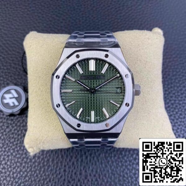 Audemars Piguet Royal Oak 15510ST OO 1320ST 04 1 1 Best Edition ZF Factory Zöld számlap EU Watch Store 4589 Audemars Piguet Royal Oak 15510ST.OO.1320ST.04 1:1 Best Edition ZF Factory Zöld számlap