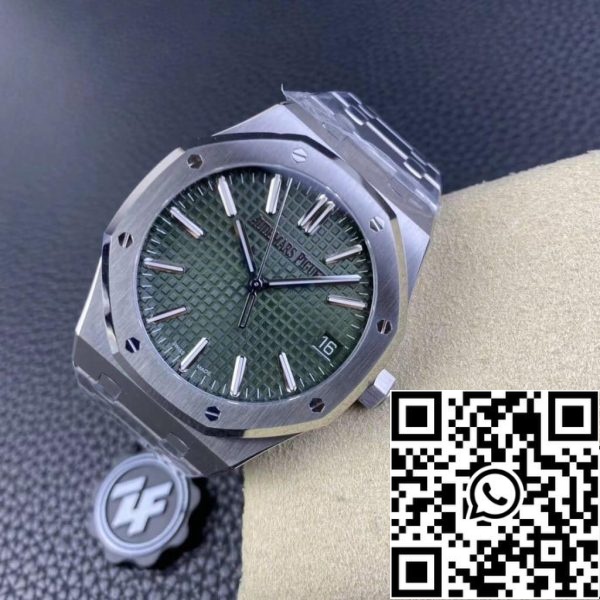 Audemars Piguet Royal Oak 15510ST OO 1320ST 04 1 1 Best Edition ZF Factory Green Dial EU Watch Store 5070 Audemars Piguet Royal Oak 15510ST.OO.1320ST.04 1:1 Best Edition ZF Factory Green Dial