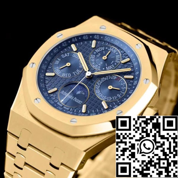 Audemars Piguet Royal Oak 26574BA OO 1220BA 01 1 1 Best Edition APS Factory Sininen kellotaulu EU kellokauppa 6945 Audemars Piguet Royal Oak 26574BA.OO.1220BA.01 1:1 Best Edition APS Factory Sininen kellotaulu