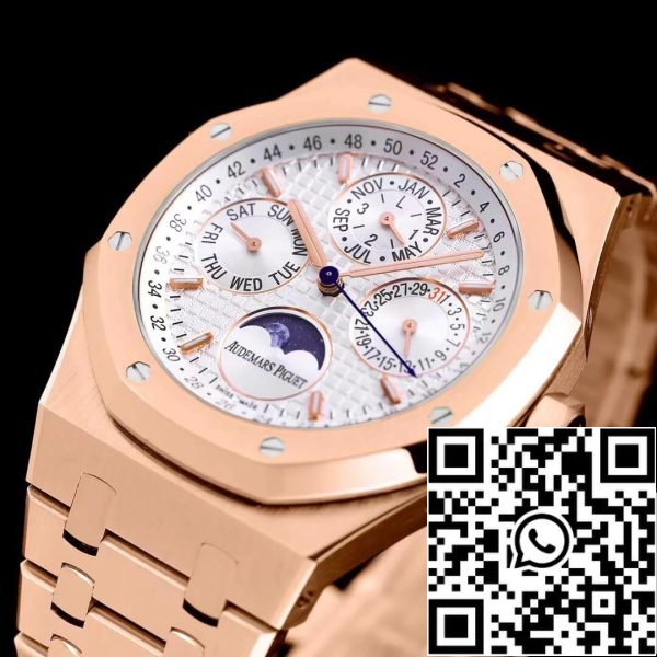 ساعة أوديمار بيغه رويال أوك 26574OR OO 1220OR 01 1:1 أفضل إصدار APS Factory White Dial EU Watch Store 1922 أوديمار بيغه رويال أوك 26574OR.OO.1220OR.01 1:1 أفضل إصدار APS Factory White Dial