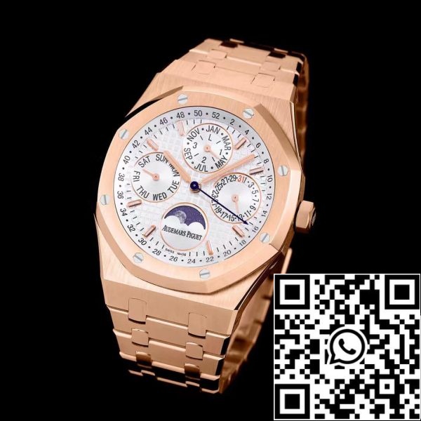 Audemars Piguet Royal Oak 26574OR OO 1220OR 01 1 1 Mejor Edición APS Factory Esfera Blanca EU Watch Store 570 Audemars Piguet Royal Oak 26574OR.OO.1220OR.01 1:1 Mejor Edición APS Factory Esfera Blanca