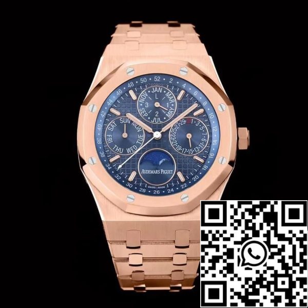 Audemars Piguet Royal Oak 26574OR OO 1220OR 03 1 1 Най-добро издание APS Factory Blue Dial EU Watch Store 3408 Audemars Piguet Royal Oak 26574OR.OO.1220OR.03 1:1 Най-добро издание APS Factory Blue Dial