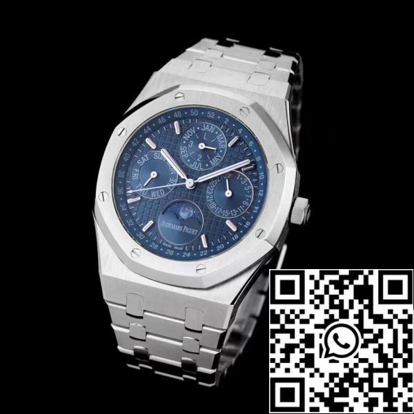 Audemars Piguet Royal Oak 26574ST OO 1220ST 02 1 1 Най-добро издание APS Factory Blue Dial EU Watch Store 2452 Audemars Piguet Royal Oak 26574ST.OO.1220ST.02 1:1 Най-добро издание APS Factory Blue Dial