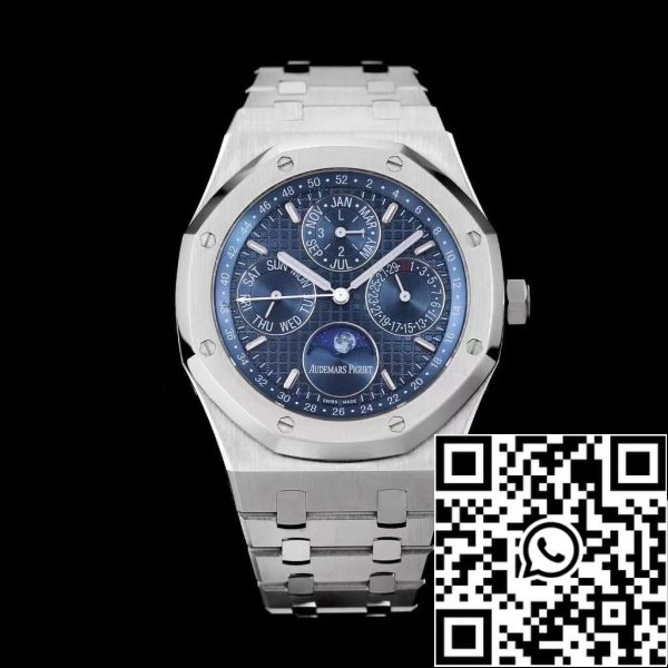 Audemars Piguet Royal Oak 26574ST OO 1220ST 02 1 1 Най-добро издание APS Factory Blue Dial EU Watch Store 3296 Audemars Piguet Royal Oak 26574ST.OO.1220ST.02 1:1 Най-добро издание APS Factory Blue Dial