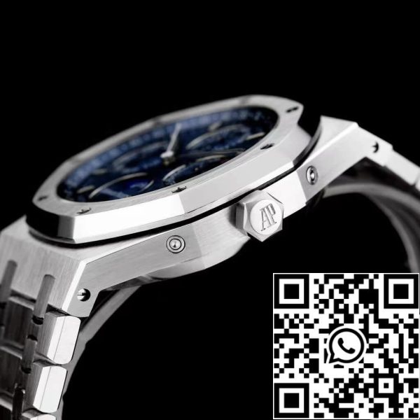 Audemars Piguet Royal Oak 26574ST OO 1220ST 02 1 1 Best Edition APS Factory Blue Dial EU-Horlogewinkel 8291 Audemars Piguet Royal Oak 26574ST.OO.1220ST.02 1:1 Best Edition APS Factory Blue Dial