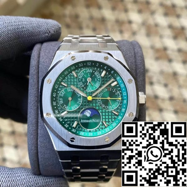 Audemars Piguet Royal Oak 26606ST OO 1220ST 01 1:1 Best Edition APS Factory Green Dial EU Watch Store 6088 Audemars Piguet Royal Oak 26606ST.OO.1220ST.01 1:1 Best Edition APS Factory Green Dial