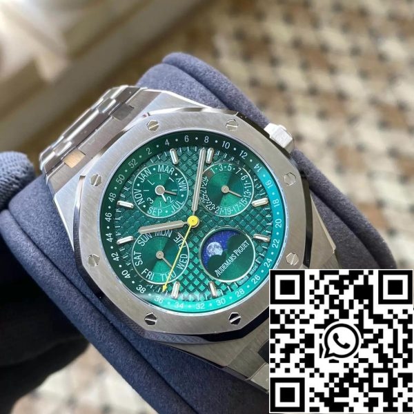 Audemars Piguet Royal Oak 26606ST OO 1220ST 01 1 1 Mejor Edición APS Factory Esfera Verde EU Watch Store 8281 Audemars Piguet Royal Oak 26606ST.OO.1220ST.01 1:1 Mejor Edición APS Factory Esfera Verde