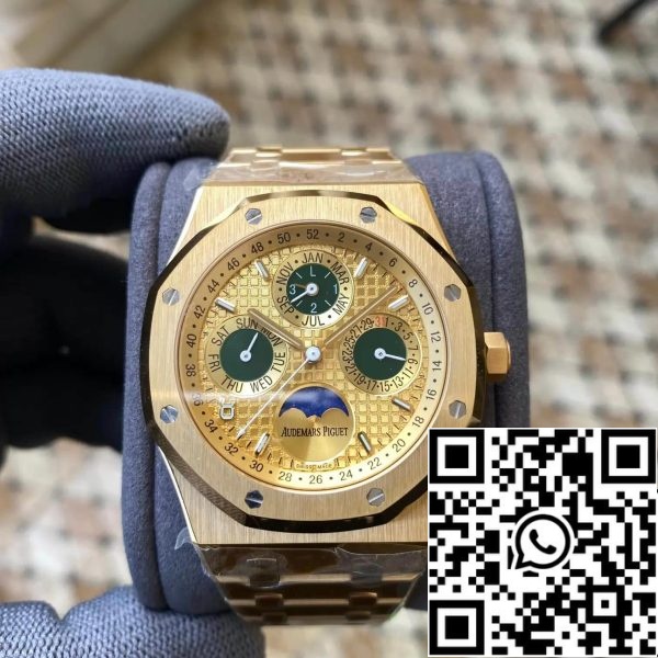 Audemars Piguet Royal Oak 26607BA OO 1220BA 01 1 1 Najboljša izdaja APS Factory Yellow Gold EU Watch Store 4614 Audemars Piguet Royal Oak 26607BA.OO.1220BA.01 1:1 Najboljša izdaja APS Factory Yellow Gold