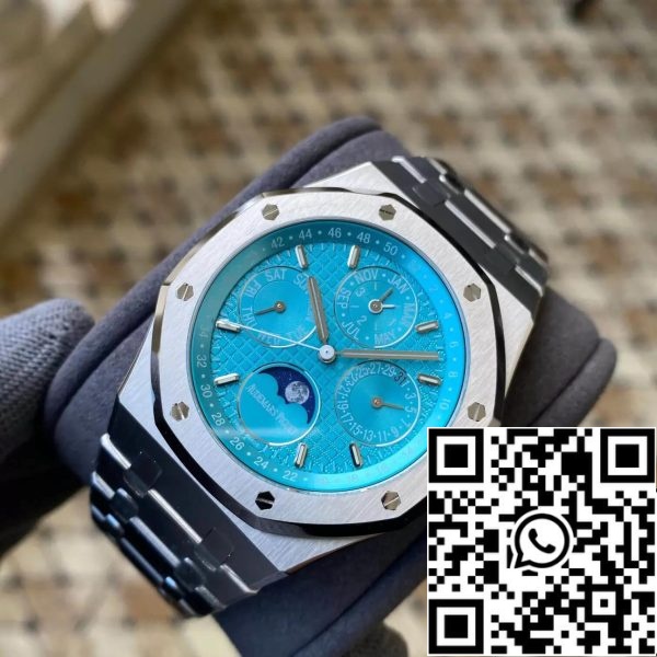 Audemars Piguet Royal Oak 26613ST OO 1220ST 01 1 1 Лучший выпуск APS Factory Cyan Blue Dial EU Watch Store 2854 Audemars Piguet Royal Oak 26613ST.OO.1220ST.01 1:1 Лучший выпуск APS Factory Cyan Blue Dial