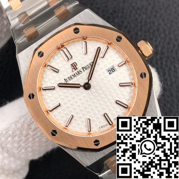 Audemars Piguet Royal Oak 67650 33MM 1 1 Najboljša izdaja JF Factory White Dial EU Watch Store 3137 Audemars Piguet Royal Oak 67650 33MM 1:1 Najboljša izdaja JF Factory White Dial