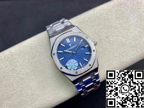 Audemars Piguet Royal Oak 67650ST OO 1261ST 01 1 1 Najboljša izdaja JF Factory Blue Dial Swiss Quartz EU Watch Store 1975 Audemars Piguet Royal Oak 67650ST.OO.1261ST.01 1:1 Najboljša izdaja JF Factory Blue Dial Swiss Quartz