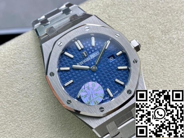 Audemars Piguet Royal Oak 67650ST OO 1261ST 01 1 1 Najboljša izdaja JF Factory Blue Dial Swiss Quartz EU Watch Store 6304 Audemars Piguet Royal Oak 67650ST.OO.1261ST.01 1:1 Najboljša izdaja JF Factory Blue Dial Swiss Quartz