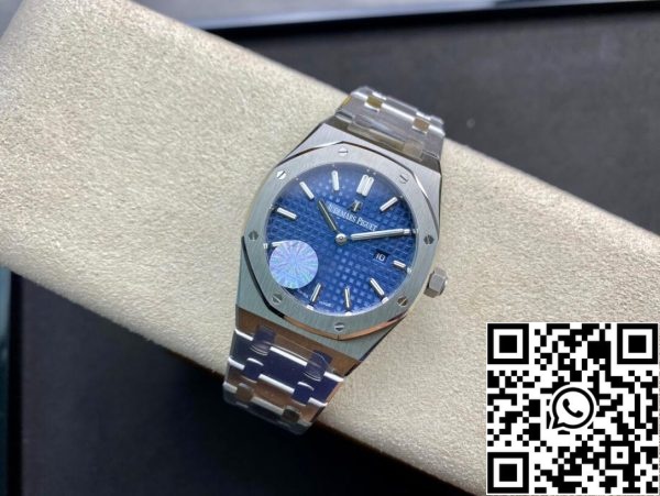 Audemars Piguet Royal Oak 67650ST OO 1261ST 01 1 1 Najboljša izdaja JF Factory Blue Dial Swiss Quartz EU Watch Store 8065 Audemars Piguet Royal Oak 67650ST.OO.1261ST.01 1:1 Najboljša izdaja JF Factory Blue Dial Swiss Quartz