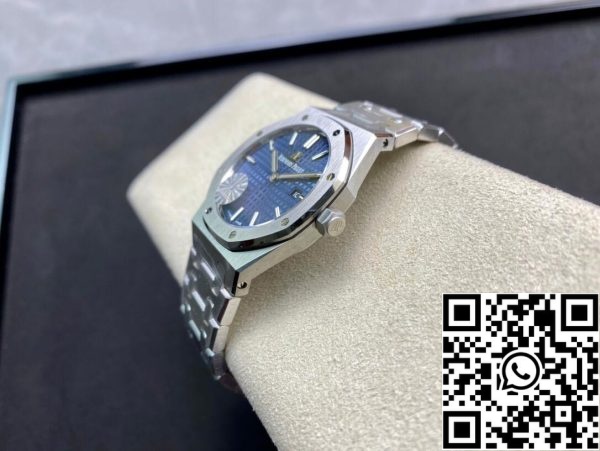 Audemars Piguet Royal Oak 67650ST OO 1261ST 01 1 1 Najboljša izdaja JF Factory Blue Dial Swiss Quartz EU Watch Store 9384 Audemars Piguet Royal Oak 67650ST.OO.1261ST.01 1:1 Najboljša izdaja JF Factory Blue Dial Swiss Quartz