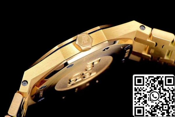 Audemars Piguet Royal Oak 67651BA ZZ 1261BA 01 1 1 Najboljša izdaja JF Factory Yellow Gold Diamond Swiss Quartz EU Watch Store 1201 Audemars Piguet Royal Oak 67651BA.ZZ.1261BA.01 1:1 Najboljša izdaja JF Factory Yellow Gold Diamond Swiss Quartz