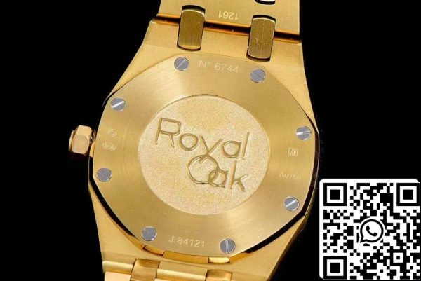 Audemars Piguet Royal Oak 67651BA ZZ 1261BA 01 1 1 Najboljša izdaja JF Factory Yellow Gold Diamond Swiss Quartz EU Watch Store 4396 Audemars Piguet Royal Oak 67651BA.ZZ.1261BA.01 1:1 Najboljša izdaja JF Factory Yellow Gold Diamond Swiss Quartz