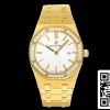 Audemars Piguet Royal Oak 67651BA ZZ 1261BA 01 1 Beste Editie JF Fabriek Geel Goud Diamant Zwitsers Kwarts EU Horloge Winkel 6751 Audemars Piguet Royal Oak 67651BA.ZZ.1261BA.01 1:1 Beste Editie JF Fabriek Geel Goud Diamant Zwitsers Kwarts