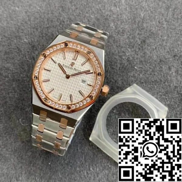 Audemars Piguet Royal Oak 67651SR ZZ 1261SR 01 1 1 Mejor Edición JF Factory Silver Dial EU Watch Store 1554 Audemars Piguet Royal Oak 67651SR.ZZ.1261SR.01 1:1 Mejor Edición JF Factory Silver Dial