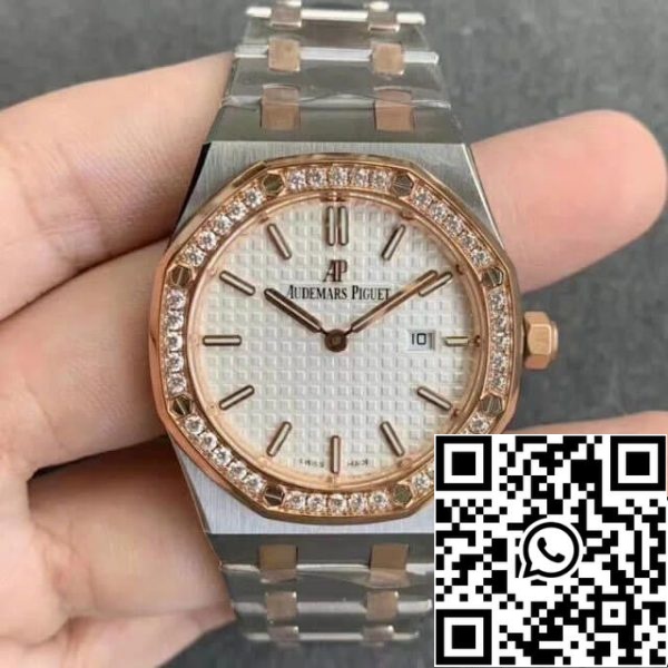 Audemars Piguet Royal Oak 67651SR ZZ 1261SR 01 1 1 Mejor Edición JF Factory Silver Dial EU Watch Store 2218 Audemars Piguet Royal Oak 67651SR.ZZ.1261SR.01 1:1 Mejor Edición JF Factory Silver Dial