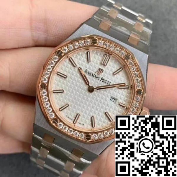 Audemars Piguet Royal Oak 67651SR ZZ 1261SR 01 1 1 Mejor Edición JF Factory Silver Dial EU Watch Store 2451 Audemars Piguet Royal Oak 67651SR.ZZ.1261SR.01 1:1 Mejor Edición JF Factory Silver Dial