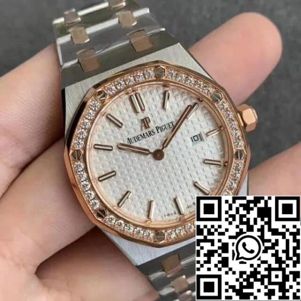 Audemars Piguet Royal Oak 67651SR ZZ 1261SR 01 1 1 Najboljša izdaja JF Factory Silver Dial EU Watch Store 6077 Audemars Piguet Royal Oak 67651SR.ZZ.1261SR.01 1:1 Najboljša izdaja JF Factory Silver Dial