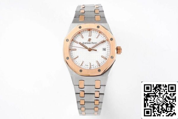 Audemars Piguet Royal Oak 77350SR OO 1261SR 01 1 1 Best Edition 8F Factory Silver Dial EU Watch Store 6500 Audemars Piguet Royal Oak 77350SR.OO.1261SR.01 1:1 Best Edition 8F Factory Silver Dial