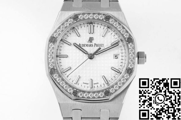 Audemars Piguet Royal Oak 77350ST 1 1 Лучшее издание 8F завод серебряный циферблат ЕС магазин часов 9516 Audemars Piguet Royal Oak 77350ST 1:1 Лучшее издание 8F завод серебряный циферблат