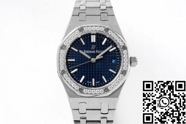 Audemars Piguet Royal Oak 77351ST ZZ 1261ST 01 1 Best Edition 8F Factory Blue Dial EU-Horlogewinkel 6092 Audemars Piguet Royal Oak 77351ST.ZZ.1261ST.01 1:1 Best Edition 8F Factory Blue Dial