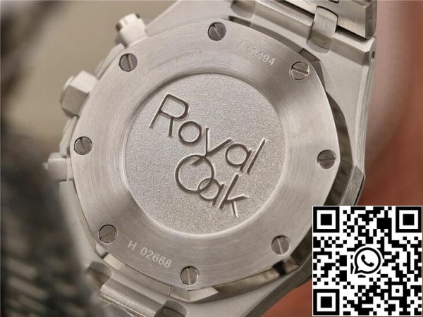 Audemars Piguet Royal Oak Chronograph 26320ST OO 1220ST 01 1 1 Best Edition OM Factory Musta kellotaulu EU Kellokauppa 2362 Audemars Piguet Royal Oak Chronograph 26320ST.OO.1220ST.01 1:1 Best Edition OM Factory Musta kellotaulu