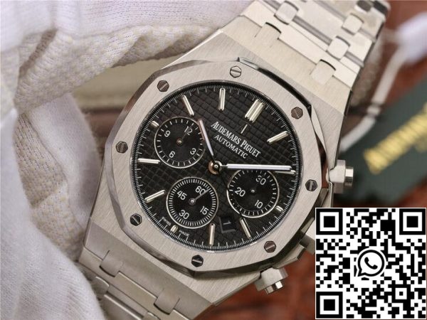 Audemars Piguet Royal Oak Chronograph 26320ST OO 1220ST 01 1 1 Best Edition OM Factory Black Dial EU Watch Store 8541 Audemars Piguet Royal Oak Chronograph 26320ST.OO.1220ST.01 1:1 Best Edition OM Factory Black Dial