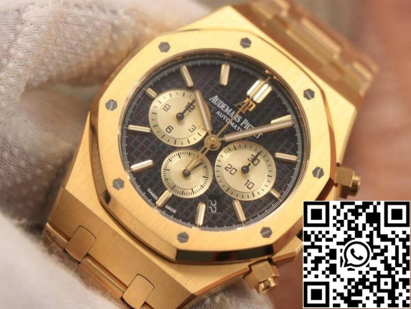 Audemars Piguet Royal Oak Chronograph 26331 1 1 Best Edition OM Factory V2 Keltainen Kulta EU kellokauppa 1842 Audemars Piguet Royal Oak Chronograph 26331 1:1 Best Edition OM Factory V2 Keltainen Kulta