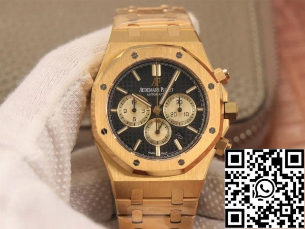 Audemars Piguet Royal Oak Chronograph 26331 1:1 Best Edition OM Factory V2 Yellow Gold EU Watch Store 5343 Audemars Piguet Royal Oak Chronograph 26331 1:1 Best Edition OM Factory V2 Yellow Gold