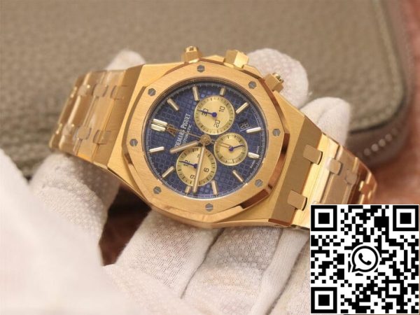 Audemars Piguet Royal Oak Chronograph 26331BA OO 1220BA 01 1 1 Лучший выпуск OM Factory Yellow Gold EU Watch Store 315 Audemars Piguet Royal Oak Chronograph 26331BA.OO.1220BA.01 1:1 Лучший выпуск OM Factory Yellow Gold