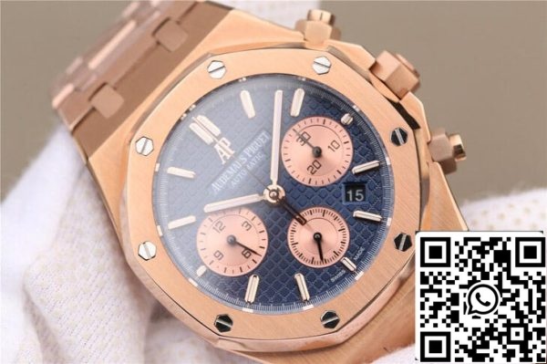 Audemars Piguet Royal Oak Chronograph 26331OR OO 1220OR 01 1 1 Najboljša izdaja OM Factory Rose Gold EU Watch Store 9545 Audemars Piguet Royal Oak Chronograph 26331OR.OO.1220OR.01 1:1 Najboljša izdaja OM Factory Rose Gold