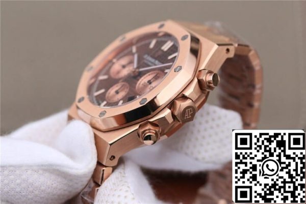 Audemars Piguet Royal Oak Cronógrafo 26331OR OO 1220OR 02 1 1 Mejor Edición OM Fábrica Oro Rosa EU Watch Store 3076 Audemars Piguet Royal Oak Cronógrafo 26331OR.OO.1220OR.02 1:1 Mejor Edición OM Fábrica Oro Rosa