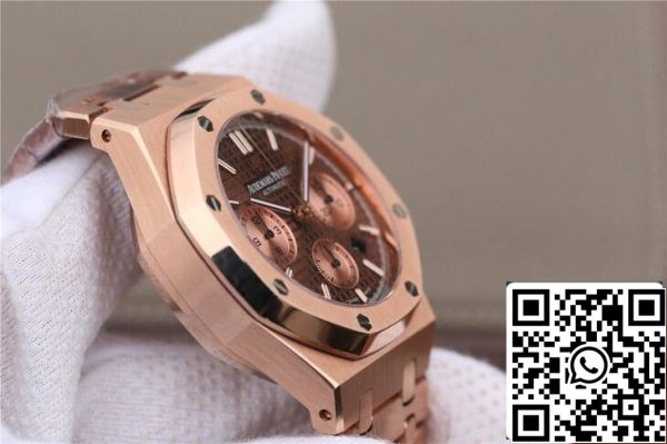 Audemars Piguet Royal Oak Cronógrafo 26331OR OO 1220OR 02 1 1 Mejor Edición OM Fábrica Oro Rosa EU Watch Store 5559 Audemars Piguet Royal Oak Cronógrafo 26331OR.OO.1220OR.02 1:1 Mejor Edición OM Fábrica Oro Rosa